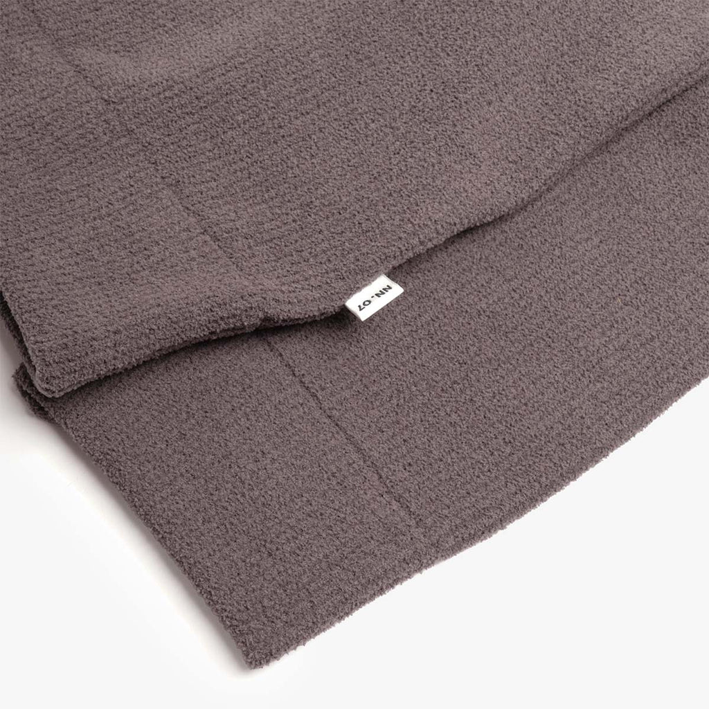 Ribbed cuff and hem with NN.07 label, Charcoal Mist sweatshirt
