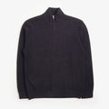 NN.07 Danny Half Zip Sweatshirt - Navy Blue