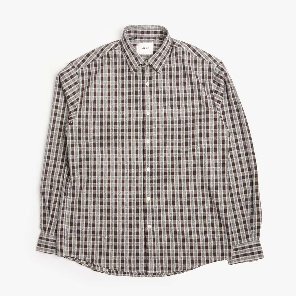NN.07 Deon Drapey Viscose Blend Shirt