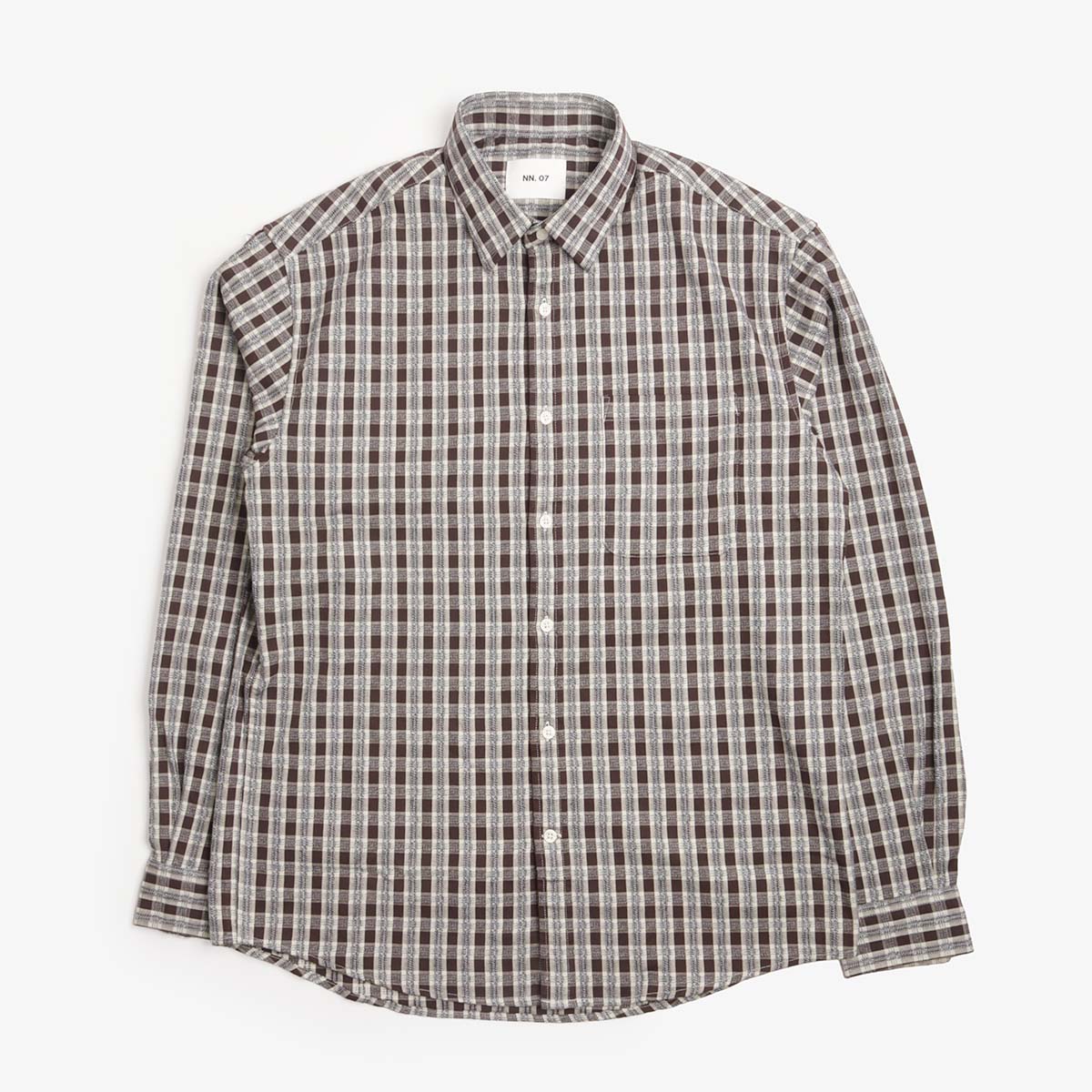 NN.07 Deon Drapey Viscose Blend Shirt