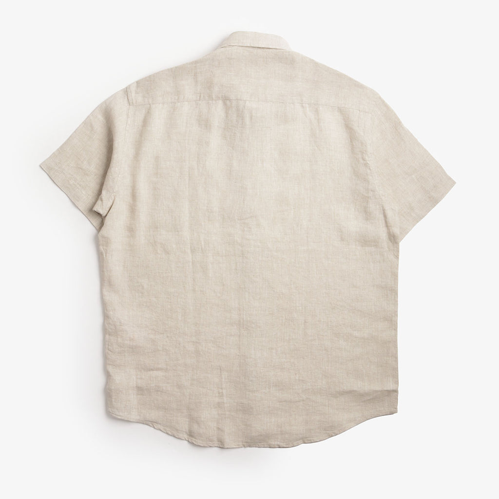 NN.07 Deon Linen Shirt, Oat, Detail Shot 5