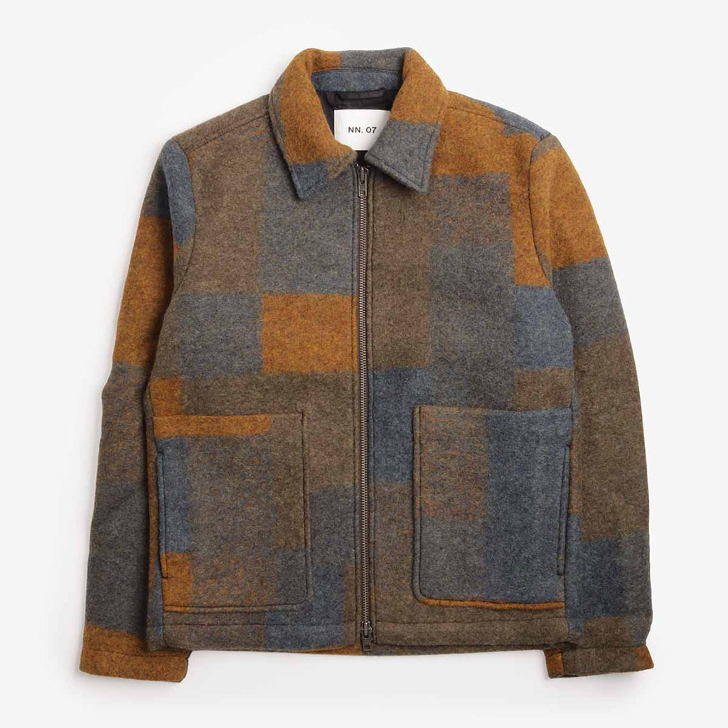 NN.07 Gael 8267 Two-Way Zipper Wool Jacket