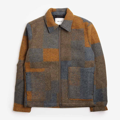 NN.07 Gael 8267 Two-Way Zipper Wool Jacket
