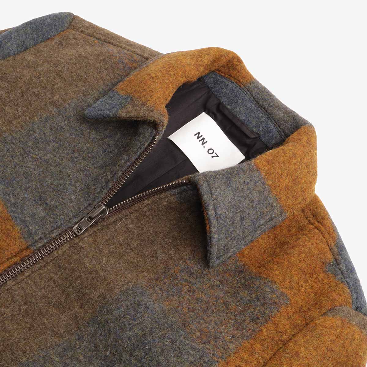 NN.07 Gael 8267 Two-Way Zipper Wool Jacket