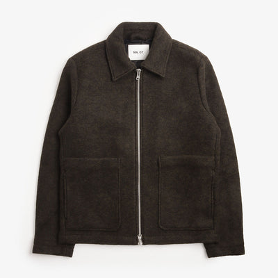 NN.07 Gael 8267 Two-Way Zipper Wool Jacket