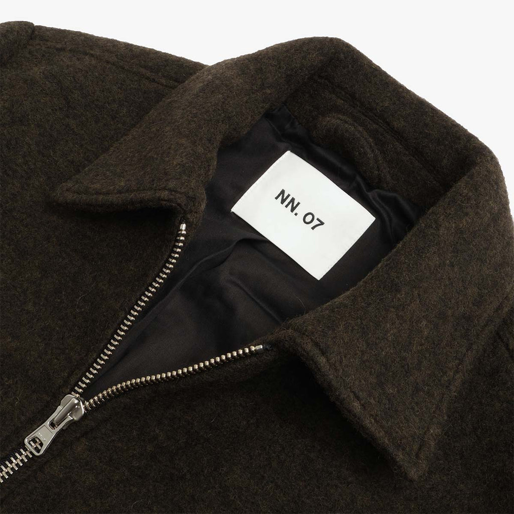 NN.07 Gael 8267 Two-Way Zipper Wool Jacket