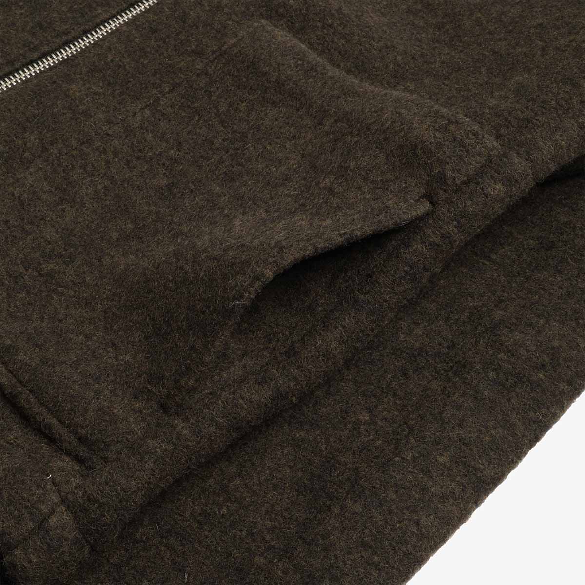 NN.07 Gael 8267 Two-Way Zipper Wool Jacket