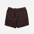 NN.07 Gregor Casual Drawstring Linen Shorts, Dusky Port, Detail Shot 1