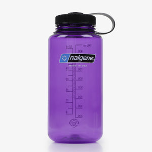 Bouteille d'eau Nalgene à large ouverture en Tritan Sustain de 1 litre - Violet