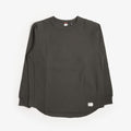 Nanga Airflex Waffle Long Sleeve T-Shirt in Olive, front view