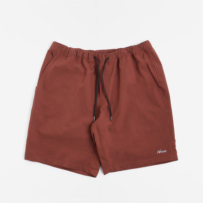 Nanga Dot Air Comfy Shorts, Brown, Detail Shot 1