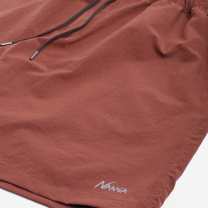 Nanga Dot Air Comfy Shorts, Brown, Detail Shot 3