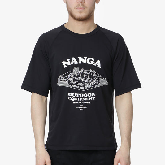 Nanga Dry Mix OEMS#1 T-Shirt, Black, Detail Shot 1