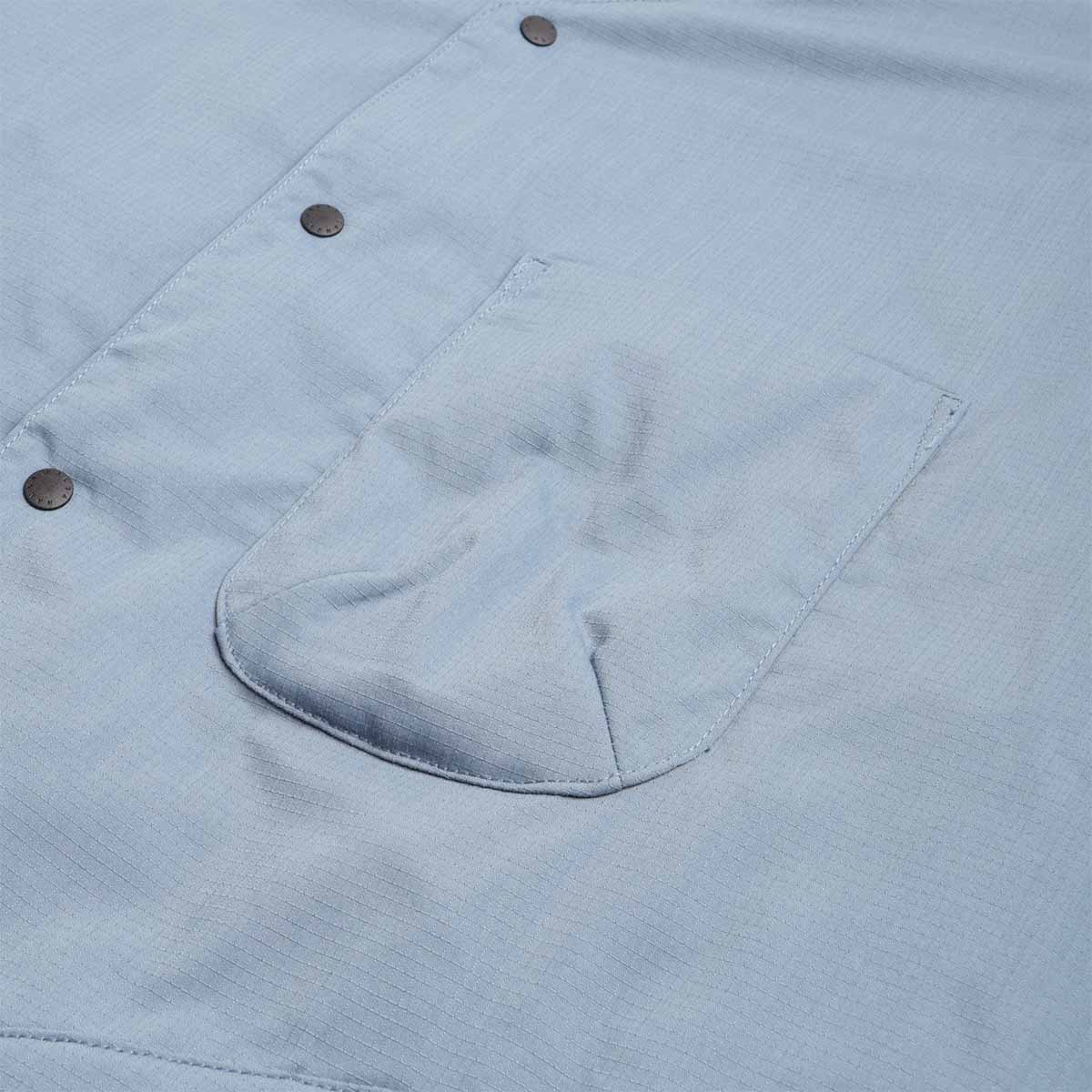 Nanga Hinoc Ripstop Inner Down Cardigan, F. Blue, Detail Shot 5