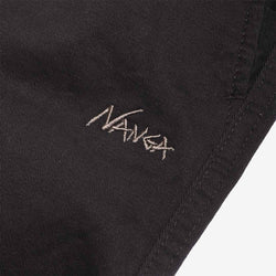 thumbnail Nanga Weaving Belt Chino Tapered Pant, Black, Detail Shot 4