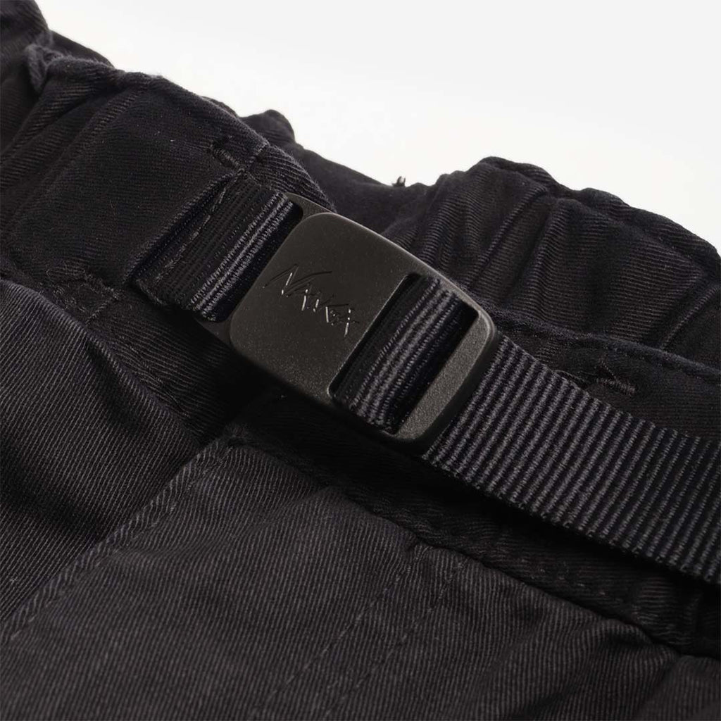 Nanga Weaving Belt Chino Tapered Pant, Black, Detail Shot 5