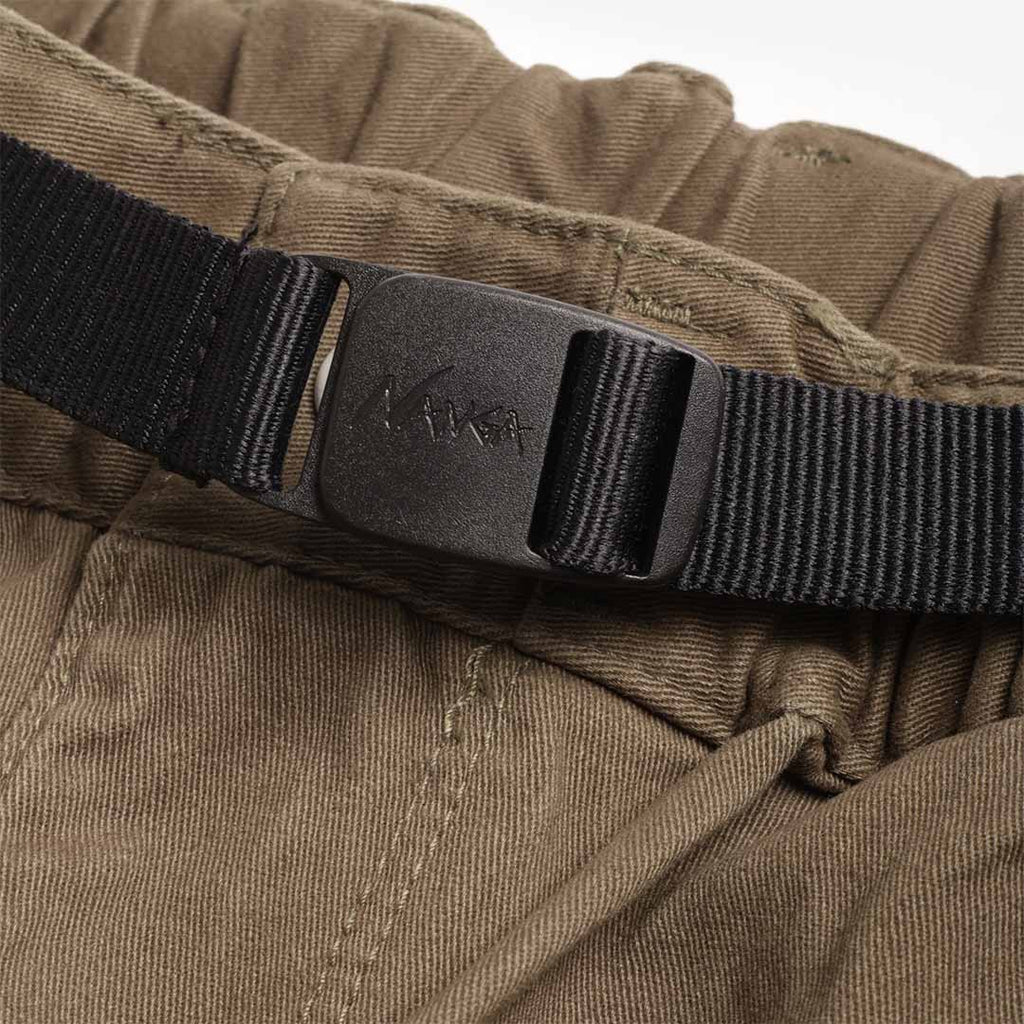 Nanga Weaving Belt Chino Tapered Pant, Khaki, Detail Shot 5
