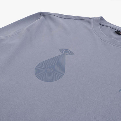 OBEY x Napapijri Long Sleeve T-Shirt, Blue Flint, Detail Shot 3