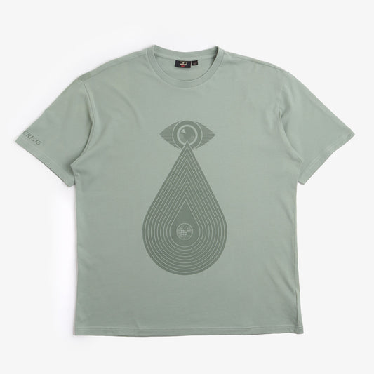 OBEY x Napapijri T-Shirt, Green Fairmont, Detail Shot 1
