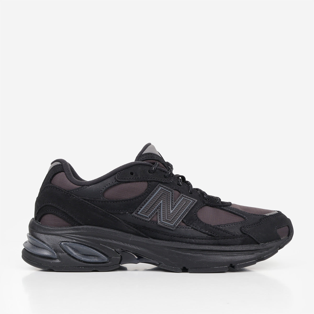 New Balance 2010 Shoes, Black Faded Black Phantom, Detail Shot 1