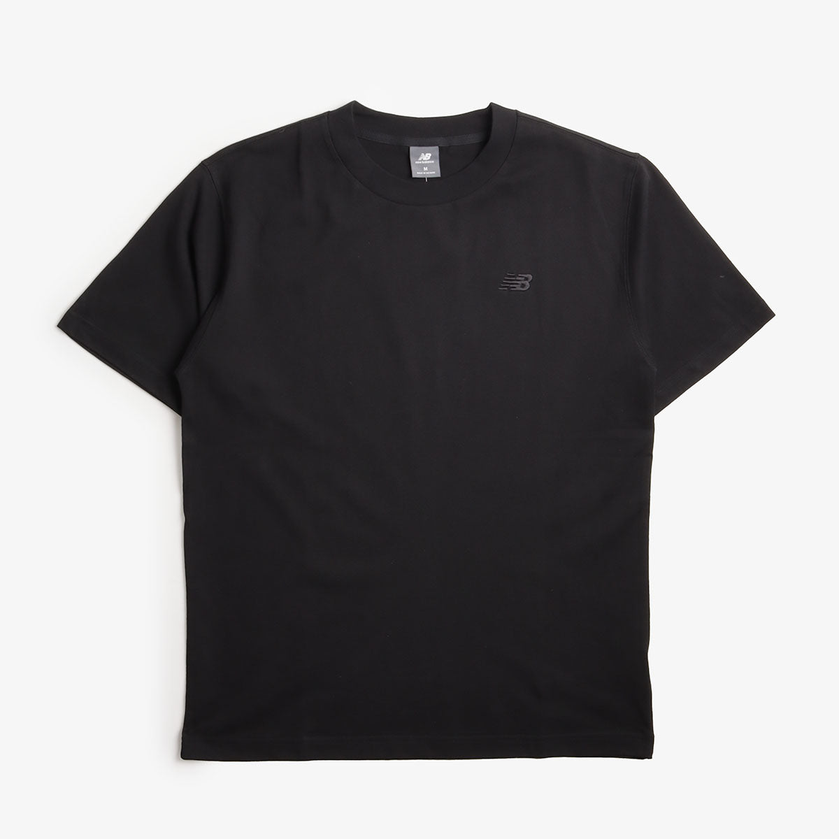 main New Balance Athletics Cotton T-Shirt, Black, Detail Shot 1