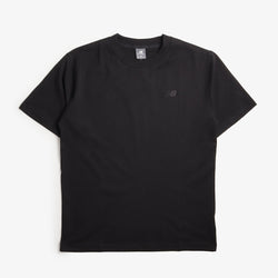 thumbnail New Balance Athletics Cotton T-Shirt, Black, Detail Shot 1