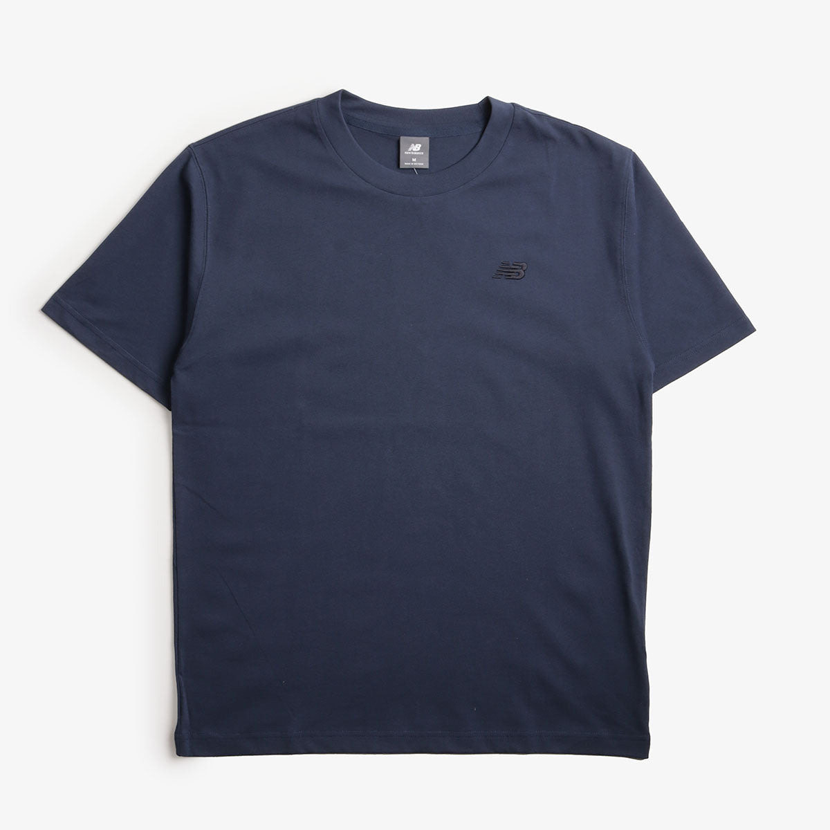 New Balance Athletics Cotton T-Shirt, NB Navy, Detail Shot 1