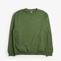 New Balance Athletics French Terry Crew Sweatshirt, Dark Alpine Green, Detail Shot 1