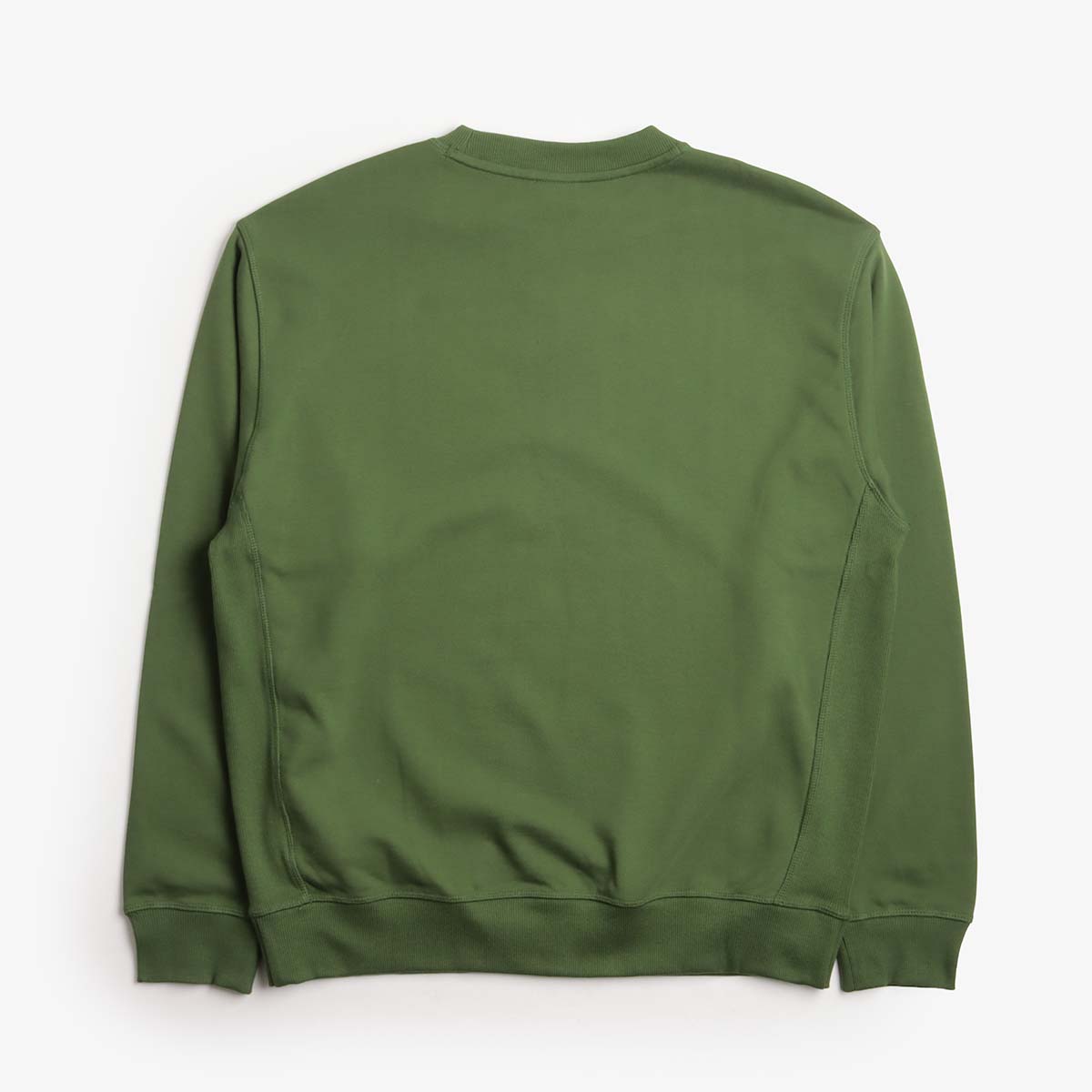 New Balance Athletics French Terry Crew Sweatshirt, Dark Alpine Green, Detail Shot 5