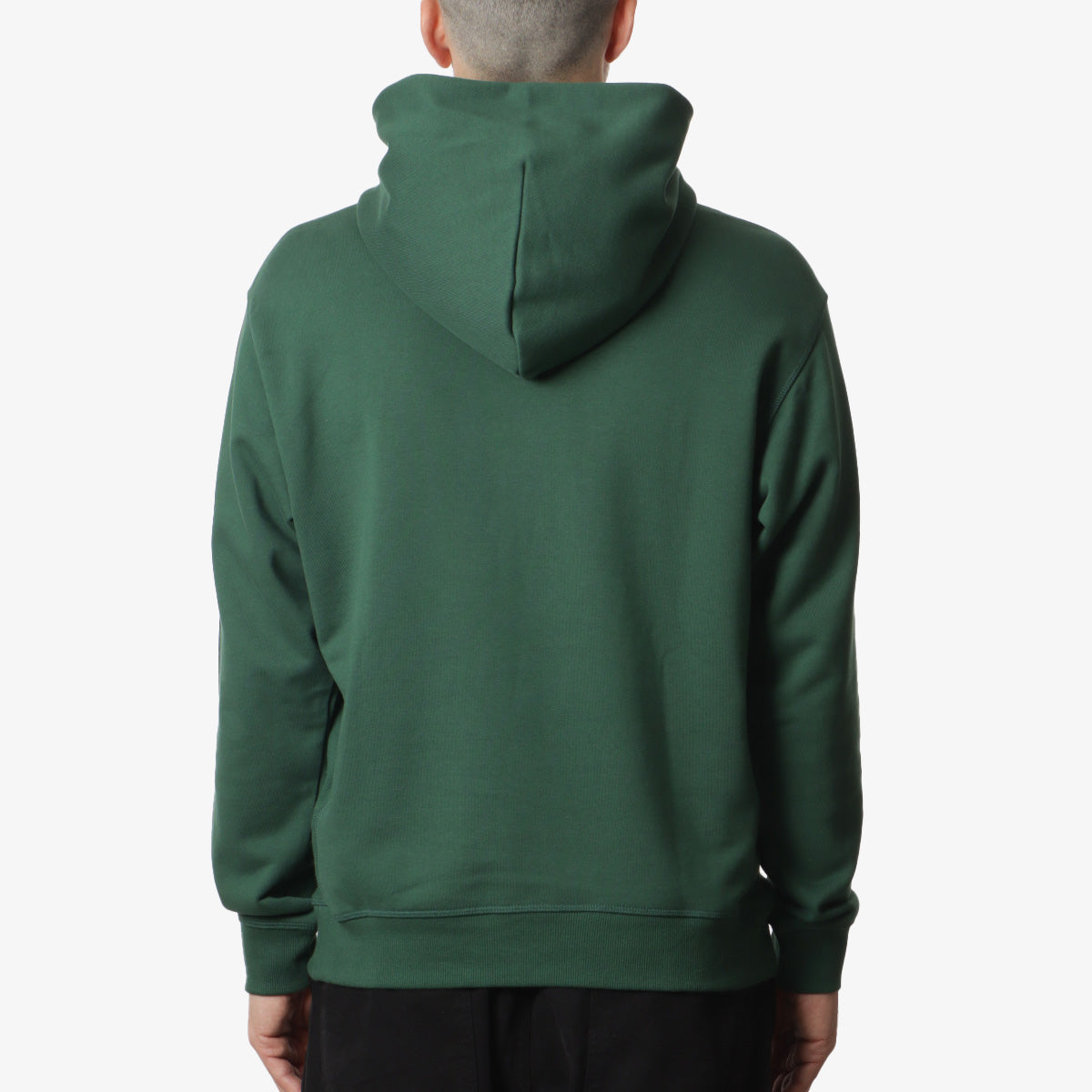 New Balance Athletics French Terry Hoodie, Nightwatch Green, Detail Shot 3