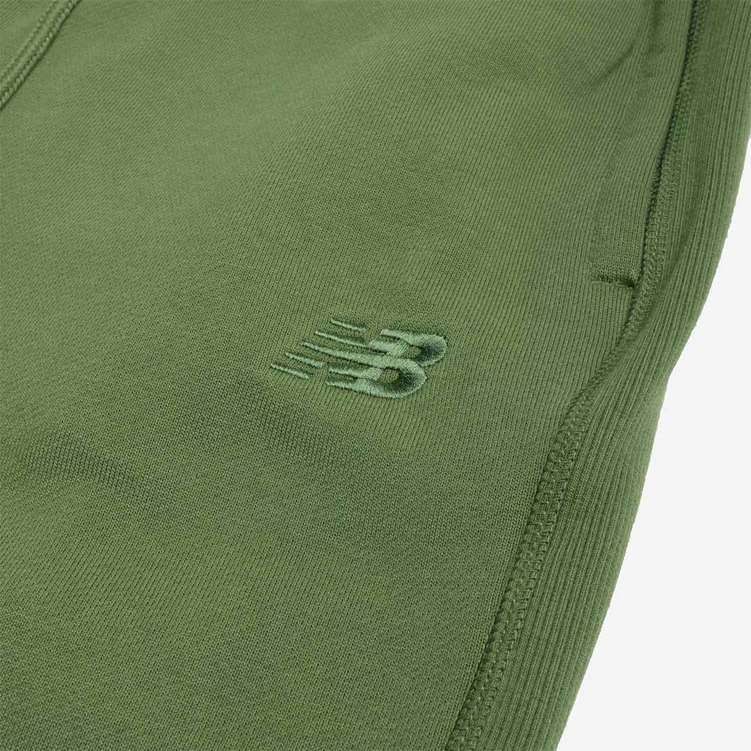 New Balance Athletics French Terry Joggers, Dark Alpine Green, Detail Shot 3