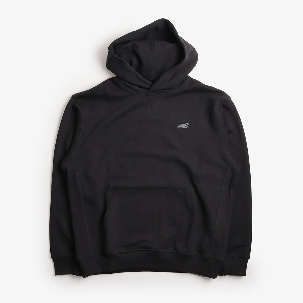 New Balance Athletics French Terry Hoodie, Black, Detail Shot 1