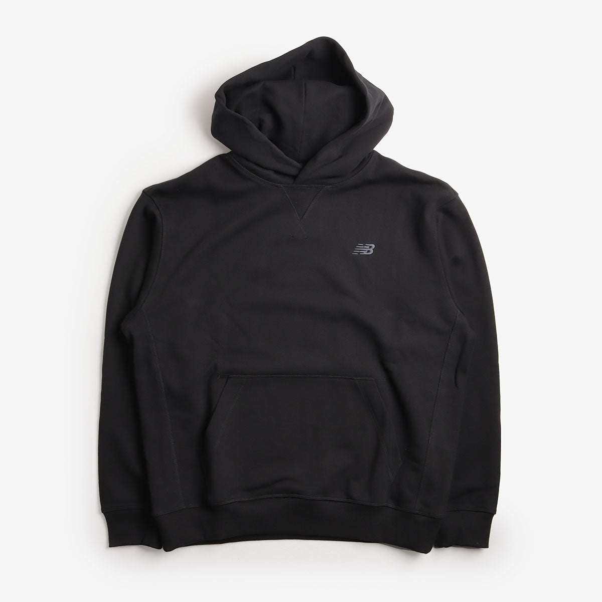 New Balance Athletics French Terry Hoodie, Black, Detail Shot 1