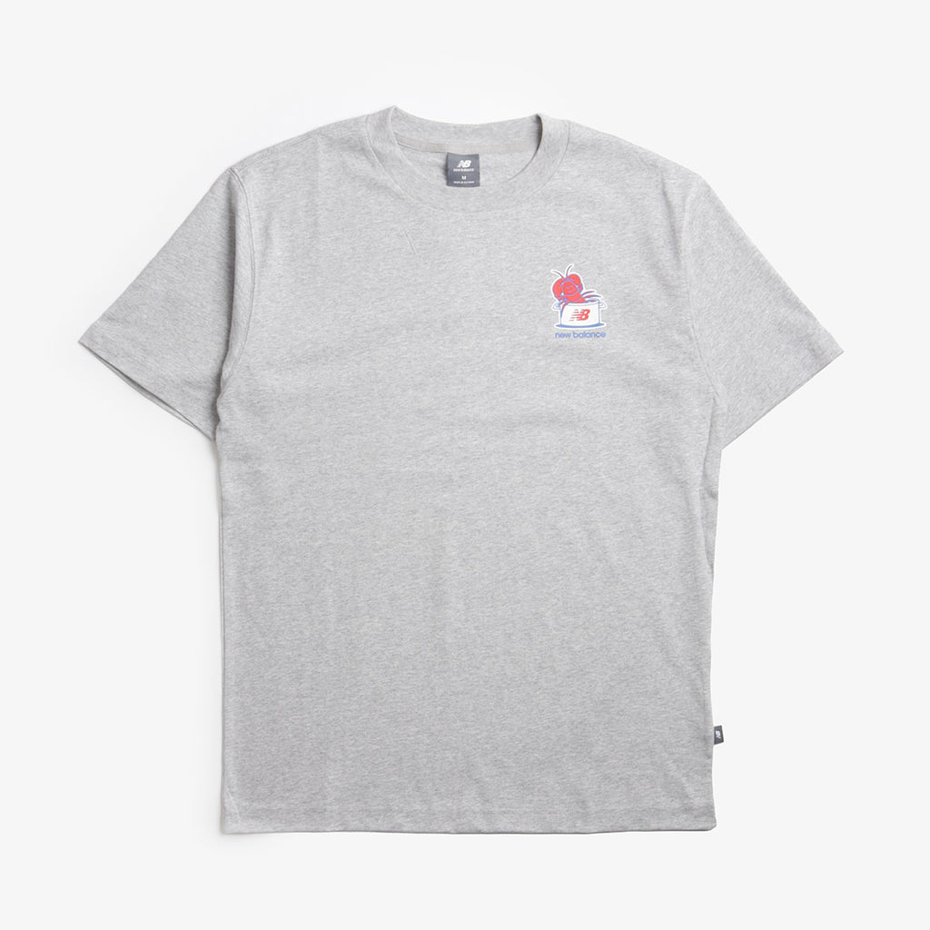 New Balance Lobster Roll T-Shirt, Athletic Grey, Detail Shot 1