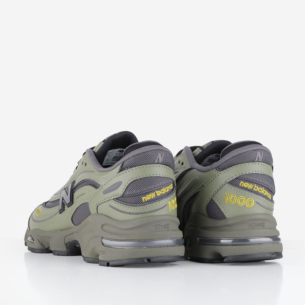 New Balance M1000EA Shoes, Dark Olivine Magnet, Detail Shot 3