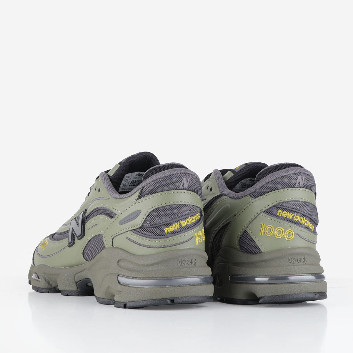New Balance M1000EA Shoes, Dark Olivine Magnet, Detail Shot 3