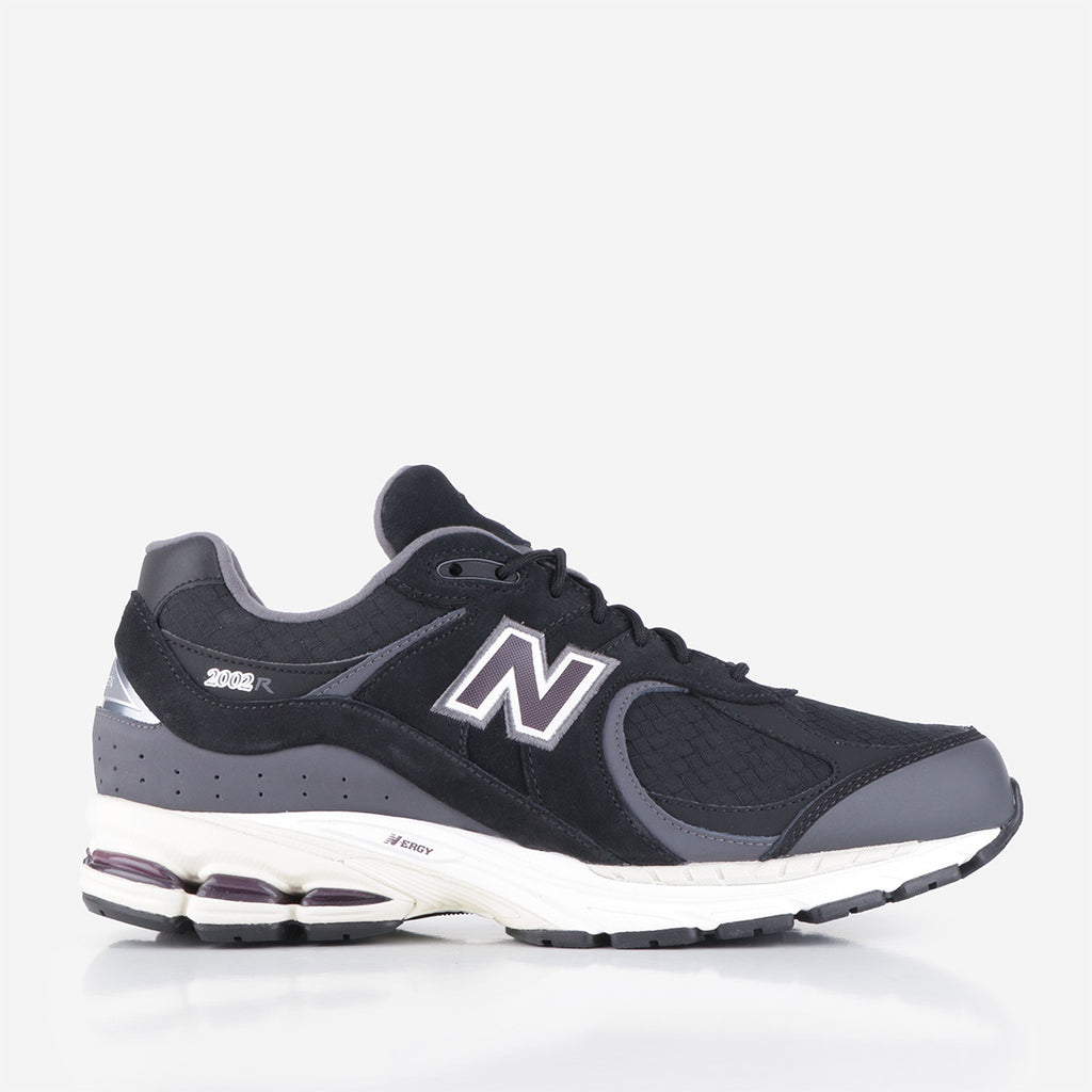 New Balance 2002RXT Shoes, Inkwell Aluminium Grey Natural Mint, Detail Shot 1