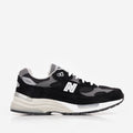 New Balance Made In USA 992 Shoes, Black Grey 006 White, Detail Shot 1