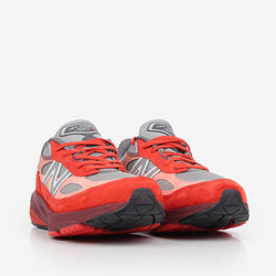 thumbnail New Balance Made in USA 990v6 Shoes, Molten Lava Monarch Burgundy Slate Grey, Detail Shot 2