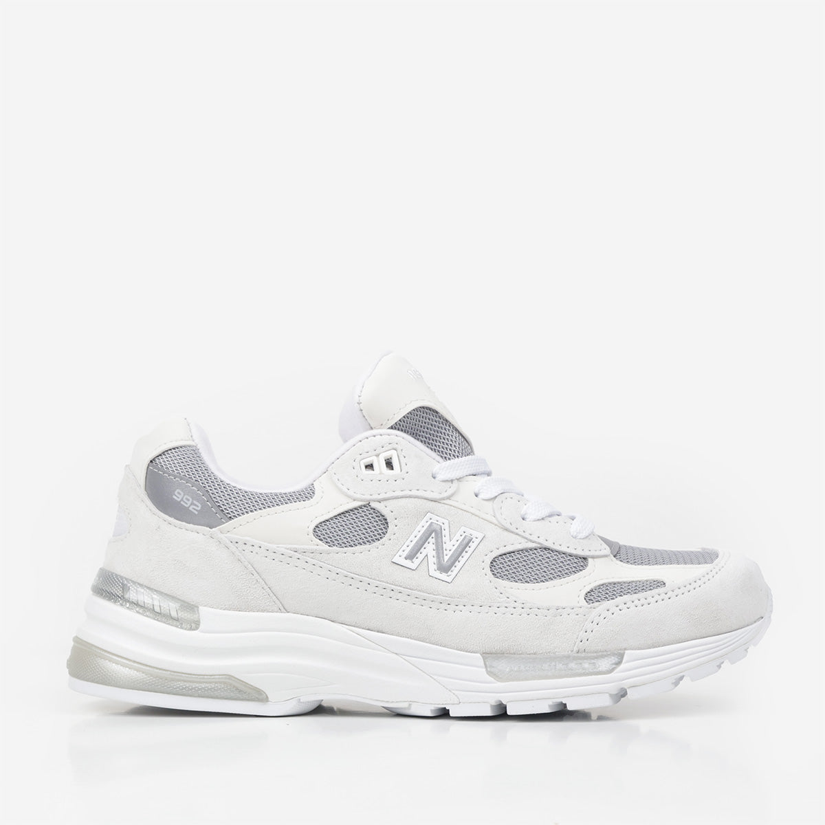New Balance Made in USA 992 Core Shoes, Reflection Silver Metalic, Detail Shot 1