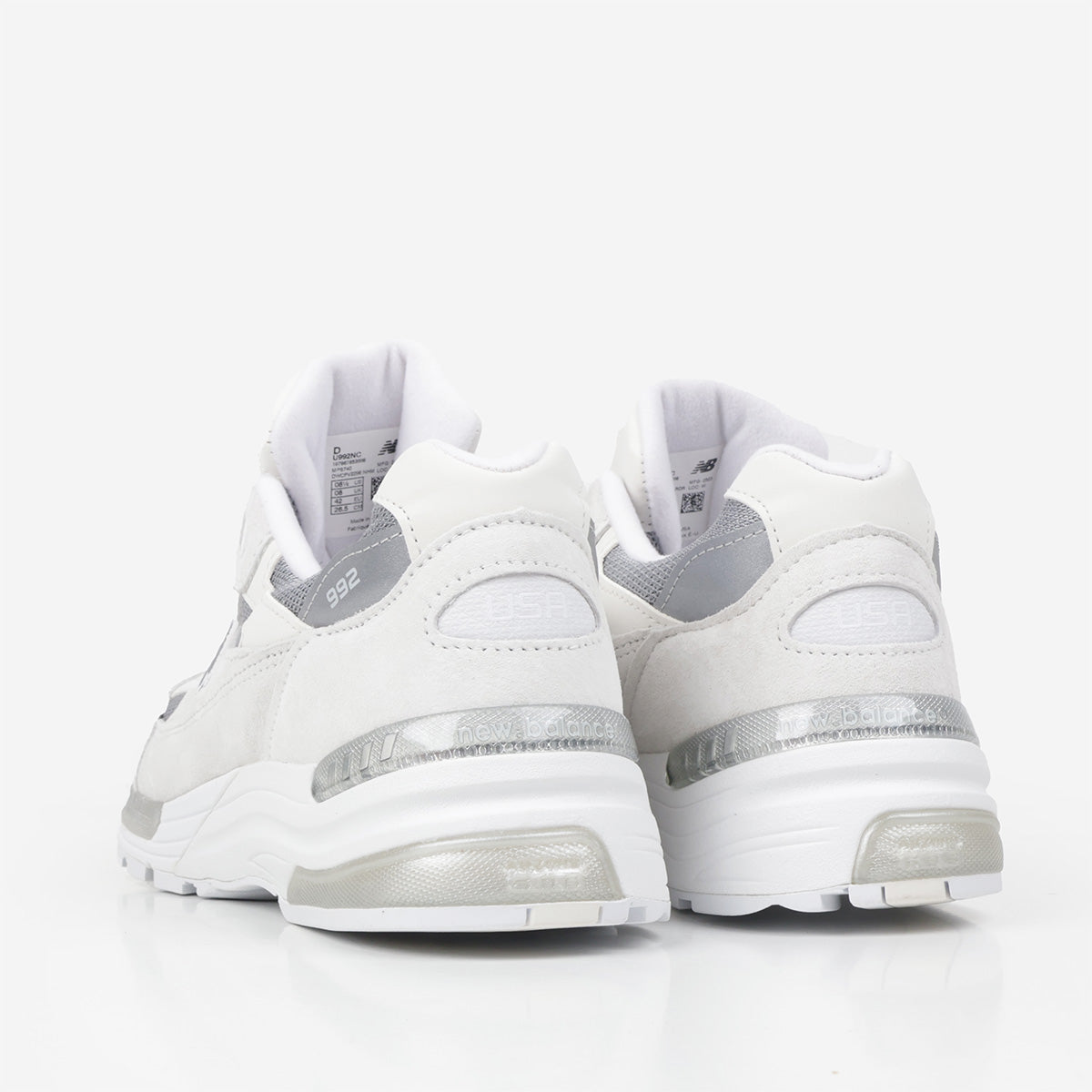 New Balance Made in USA 992 Core Shoes, Reflection Silver Metalic, Detail Shot 3