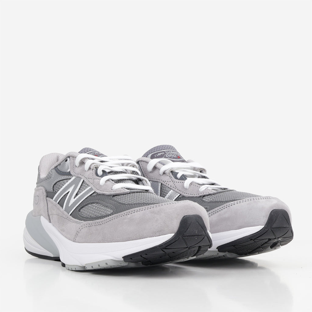 New Balance Made In USA 990v6 Shoes, Grey White, Detail Shot 2