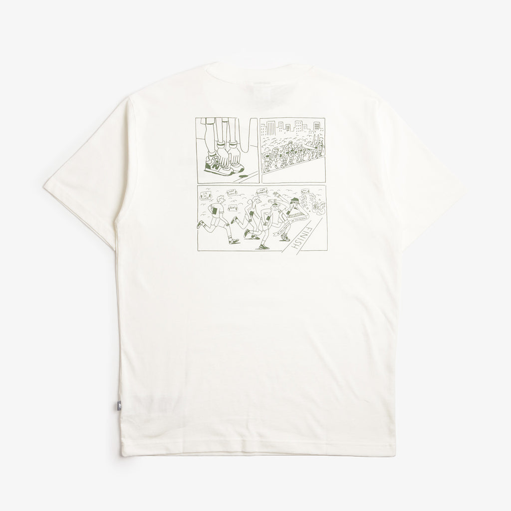 New Balance Runners Aren't Normal T-Shirt, Seasalt, Detail Shot 2