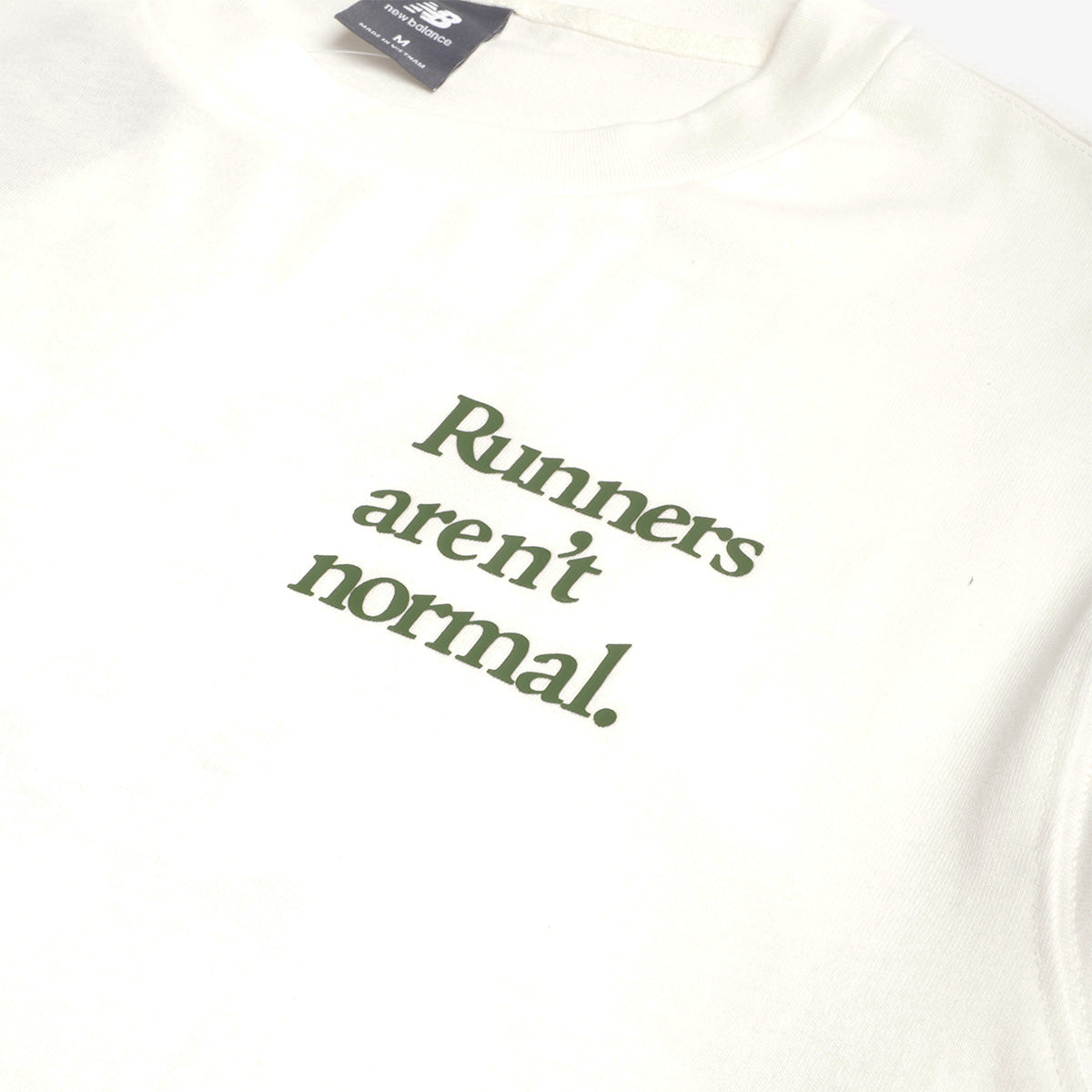 New Balance Runners Aren't Normal T-Shirt, Seasalt, Detail Shot 3