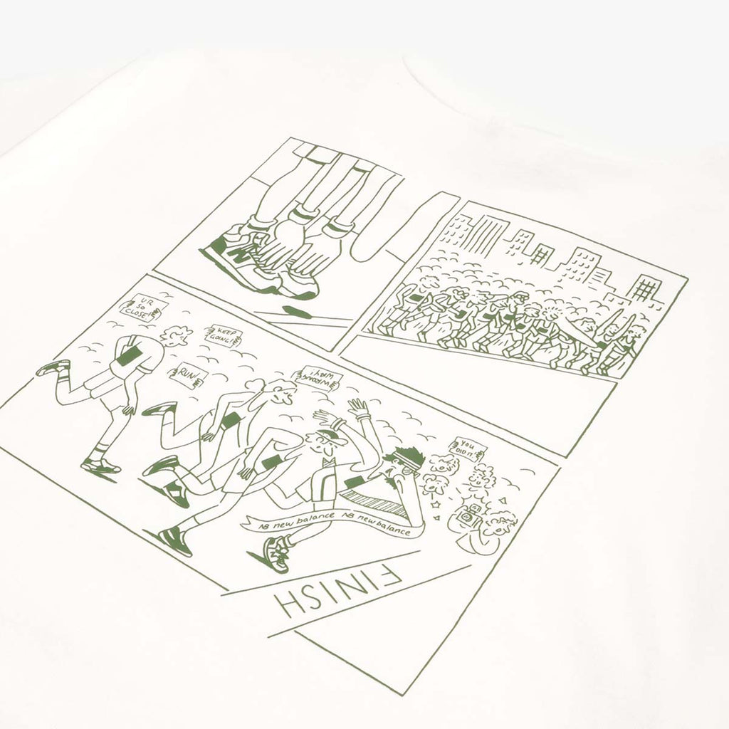 New Balance Runners Aren't Normal T-Shirt, Seasalt, Detail Shot 4