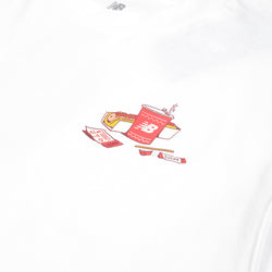 thumbnail New Balance Spectator T-Shirt, White, Detail Shot 3
