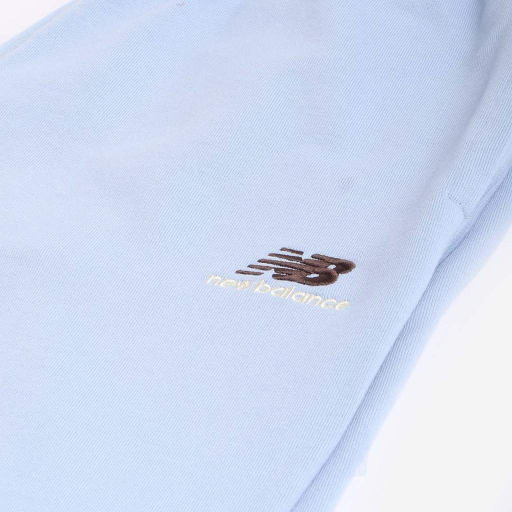 New Balance Uni-ssentials Sweatpant, Light Arctic Grey, Detail Shot 4