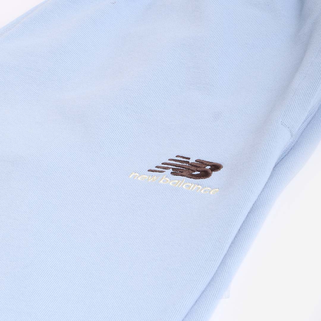 New Balance Uni-ssentials Sweatpant, Light Arctic Grey, Detail Shot 4