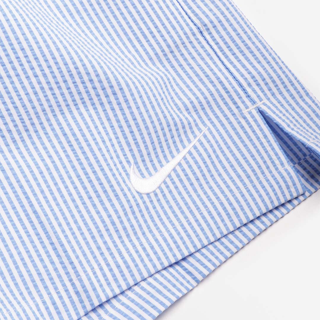 main Nike Swim Breaker Ripple Texture 5" Volley Shorts, Blue Crystal, Detail Shot 2