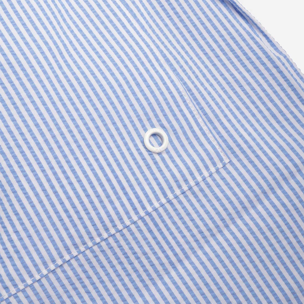 Nike Swim Breaker Ripple Texture 5" Volley Shorts, Blue Crystal, Detail Shot 5